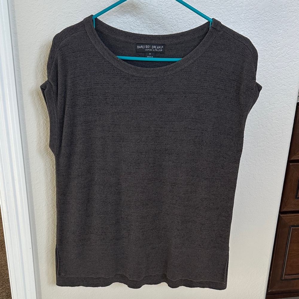 Barefoot Dreams Cozychic Ultra lite Short Sleeve top